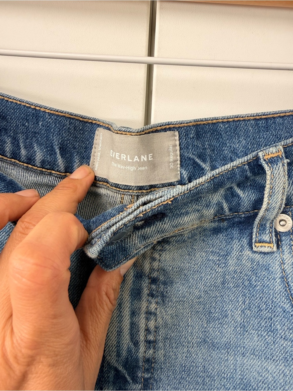 Everlane Light Blue High-Rise Denim Jeans
